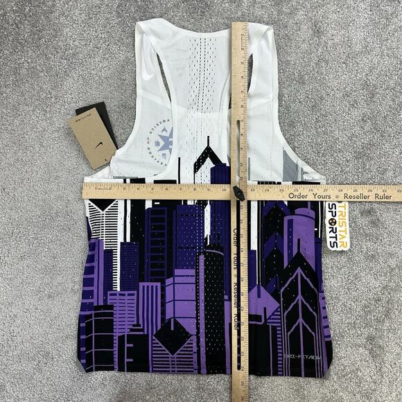 Nike Dri-Fit ADV Aeroswift Running Singlet Mens Size Small 2024 Chicago Marathon - Picture 8 of 10